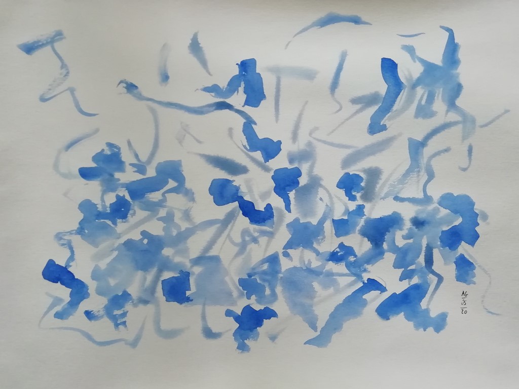 eau bleue